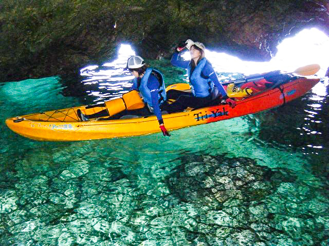 青の洞窟 カヤック